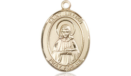 14kt Gold Filled Saint Lillian Medal