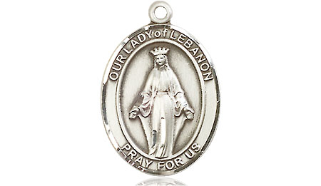 Sterling Silver Our Lady of Lebanon Medal