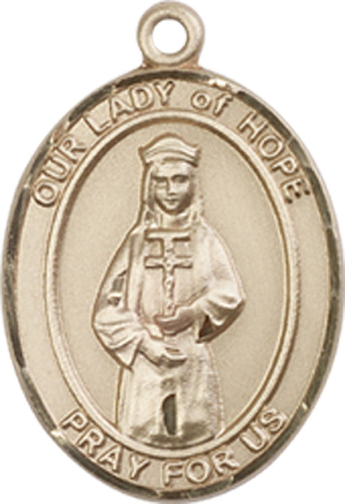 14kt Gold Filled Our Lady of Hope Medal