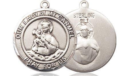 Sterling Silver Our Lady of Mount Carmel Medal