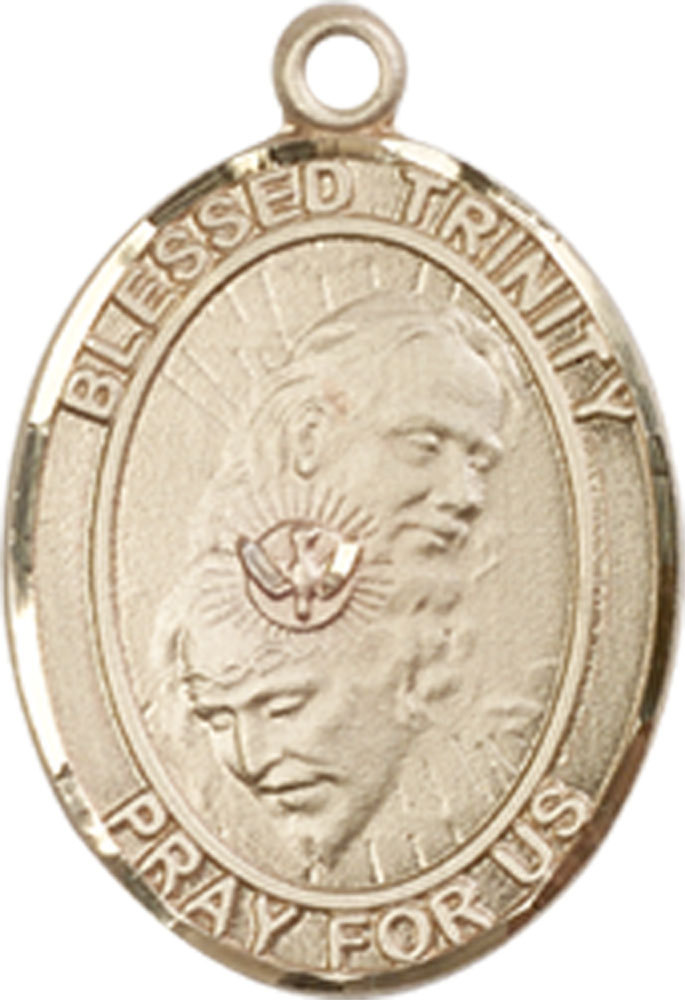 14kt Gold Filled Blessed Trinity Medal