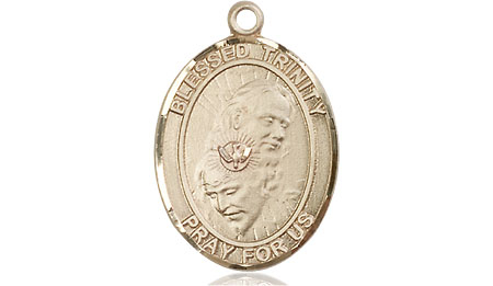 14kt Gold Filled Blessed Trinity Medal