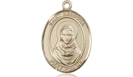 14kt Gold Filled Saint Rebecca Medal