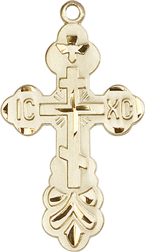 14kt Gold Cross Medal