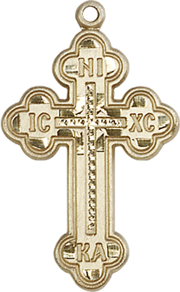 14kt Gold Russian Cross Medal