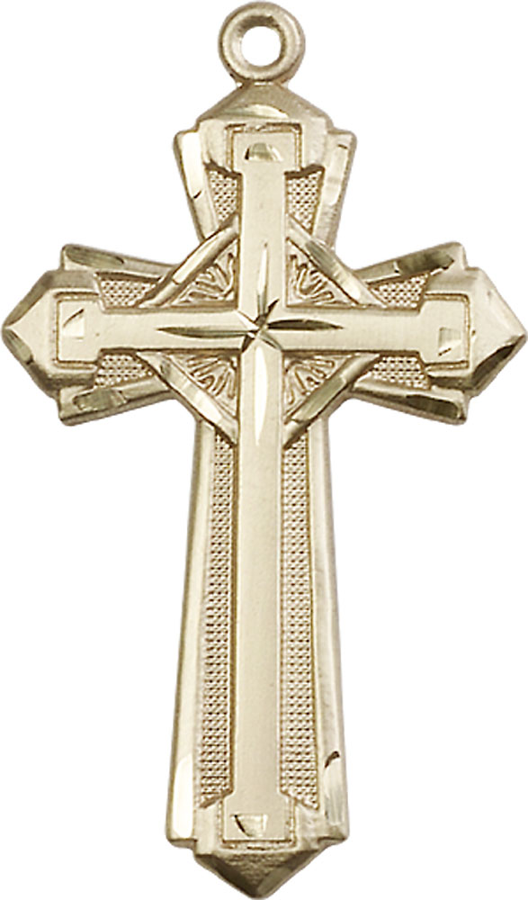 14kt Gold Cross Medal