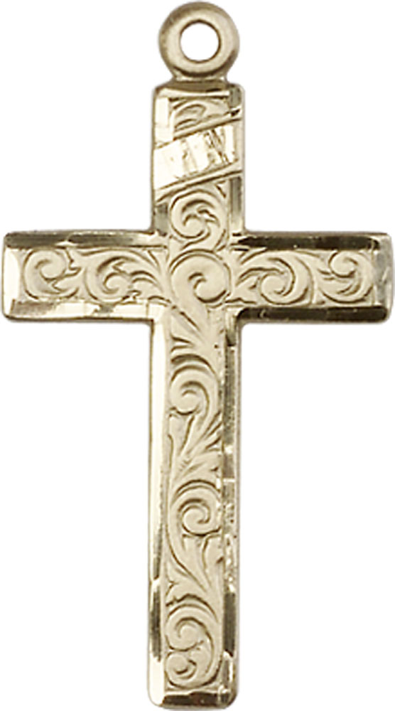 14kt Gold Cross Medal