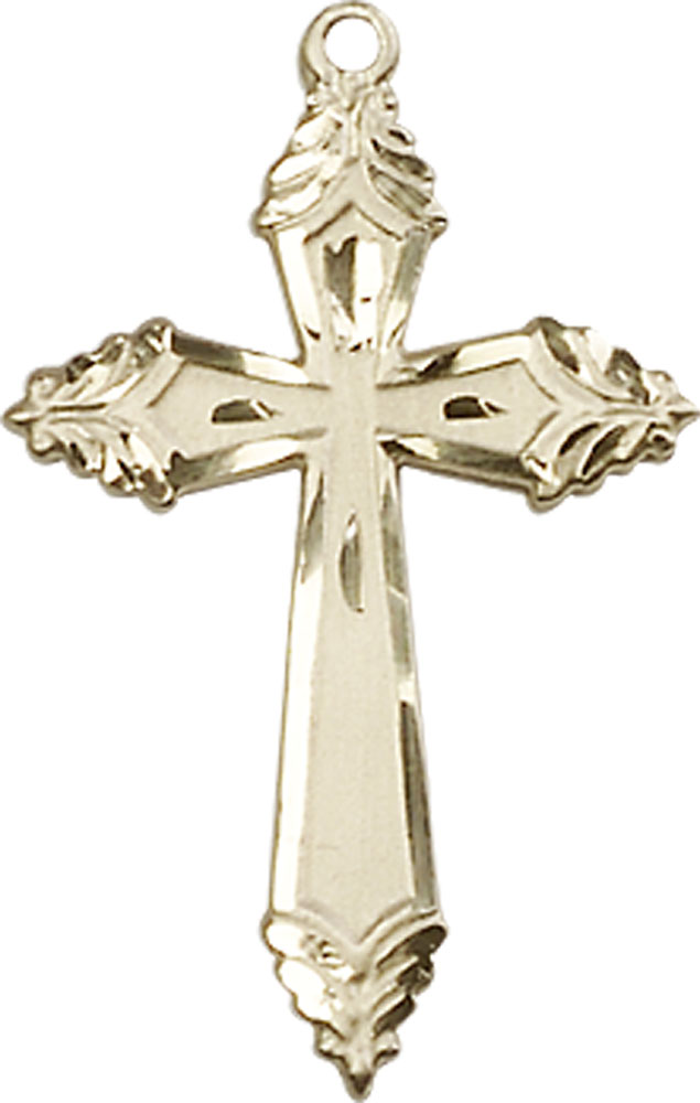 14kt Gold Cross Medal