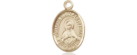 14kt Gold Immaculate Heart of Mary Medal