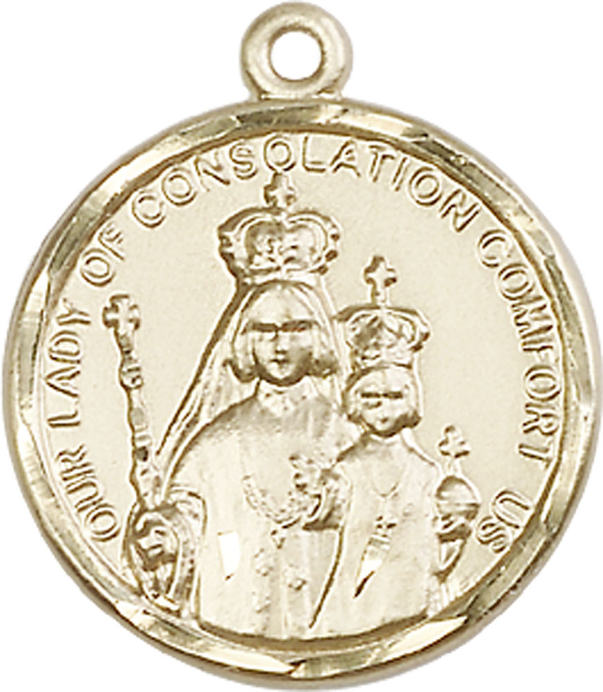 14kt Gold Our Lady of Consolation Medal