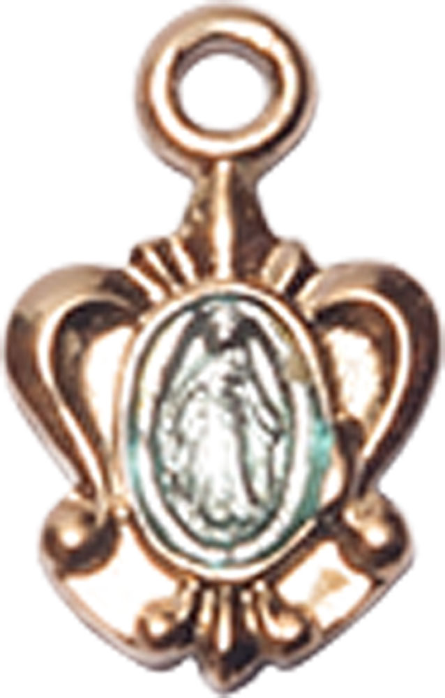 14kt Gold Miraculous Medal
