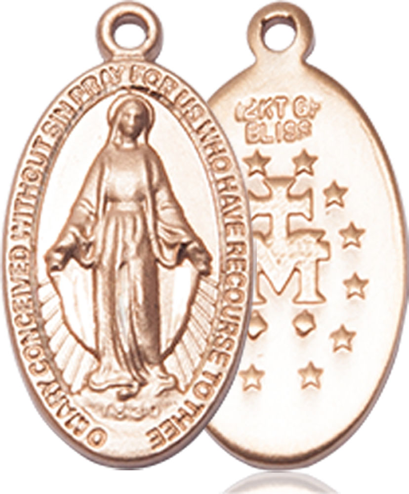 14kt Gold Miraculous Medal