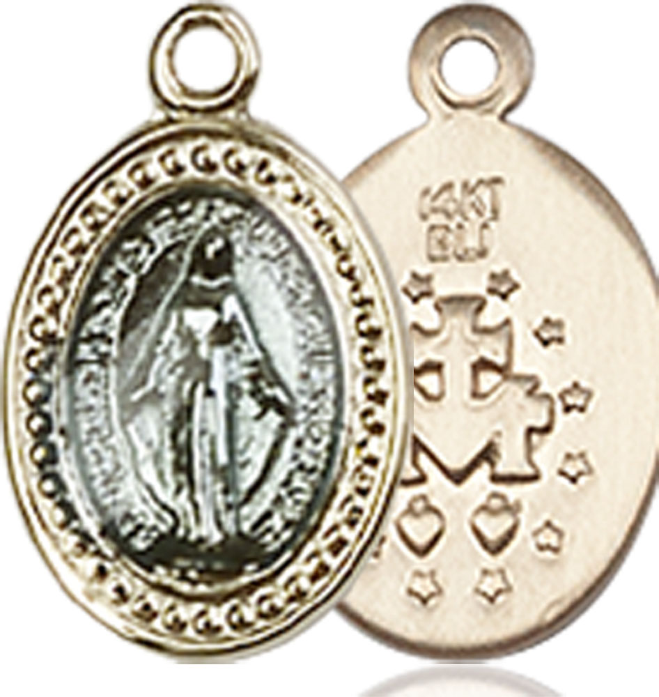 14kt Gold Miraculous Medal