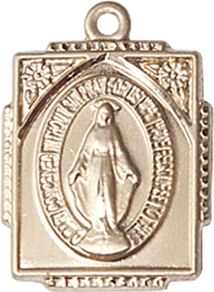 14kt Gold Miraculous Medal