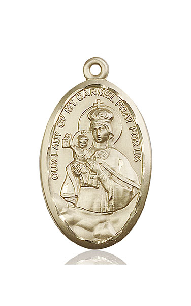14kt Gold Our Lady of Mount Carmel Medal