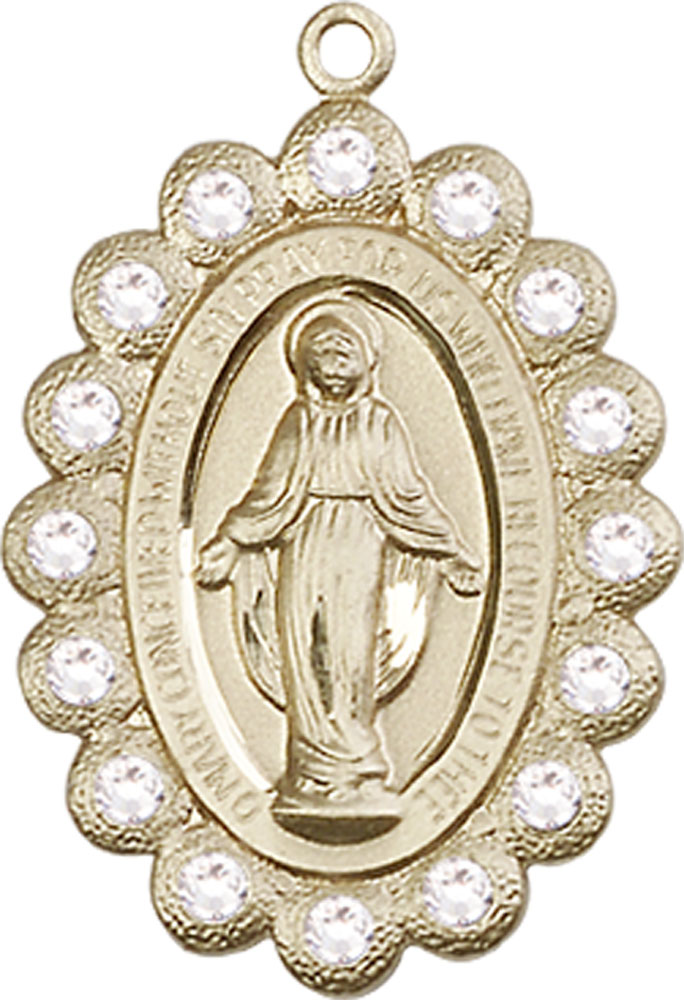 14kt Gold Miraculous Medal