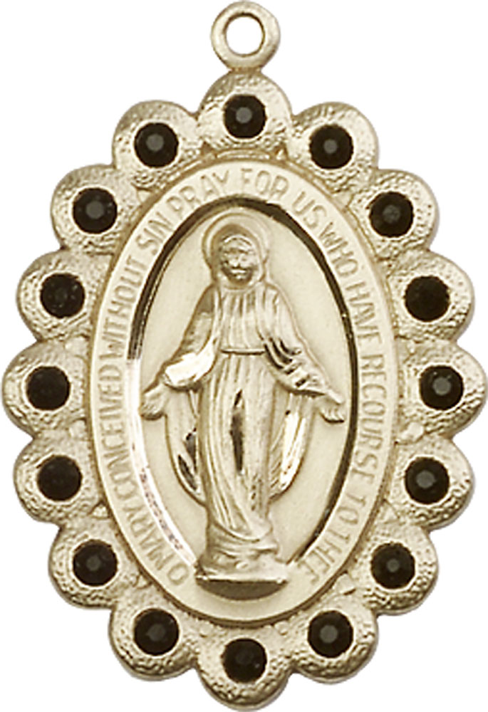 14kt Gold Miraculous Medal