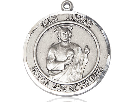 Sterling Silver San Judas Medal