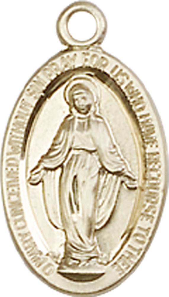 14kt Gold Miraculous Medal
