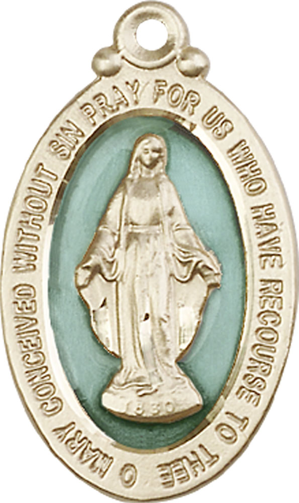 14kt Gold Miraculous Medal