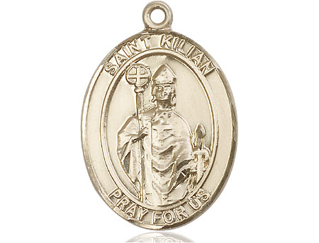 14kt Gold Filled Saint Kilian Medal