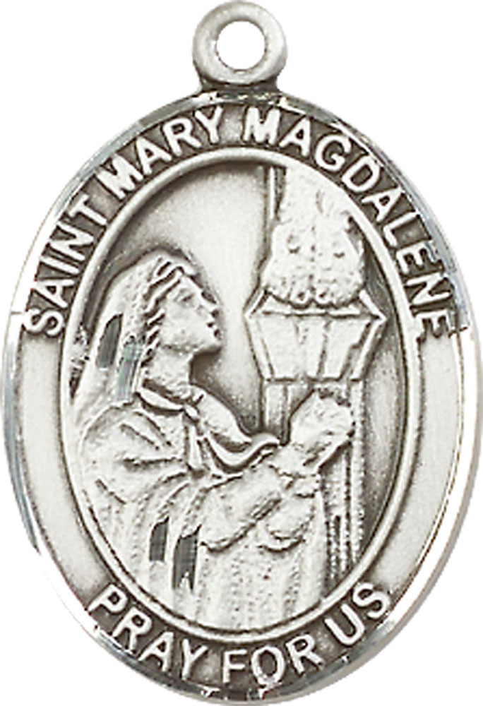 Sterling Silver Saint Mary Magdalene Medal