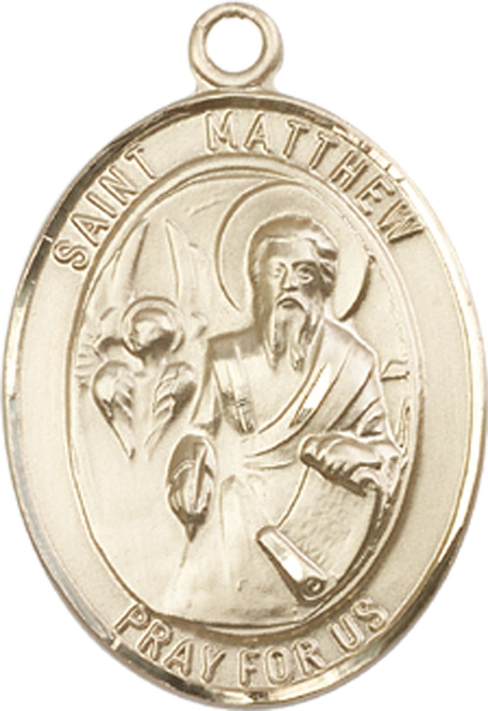 14kt Gold Filled Saint Matthew the Apostle Medal