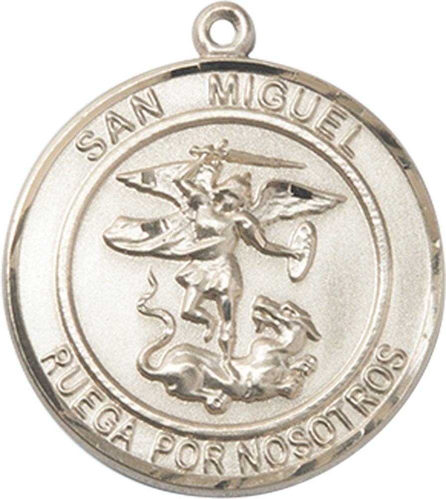 14kt Gold Filled San Miguel Arcangel Medal