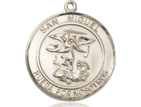 14kt Gold Filled San Miguel Arcangel Medal