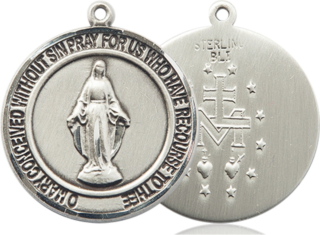 Sterling Silver Miraculous Medal