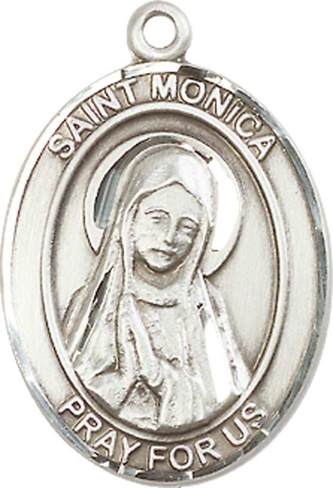 Sterling Silver Saint Monica Medal