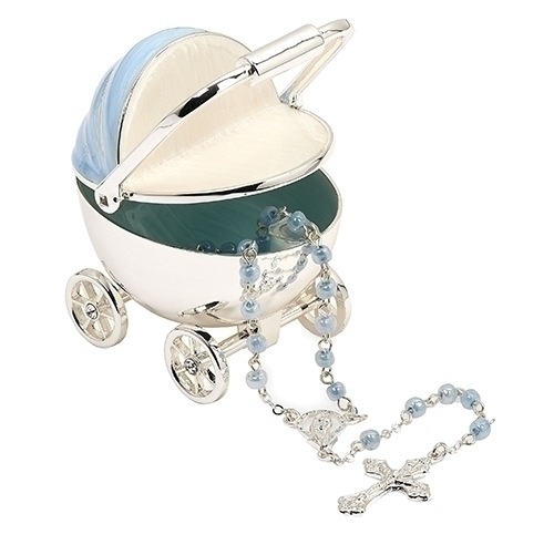 2.75&quot;H Blue Carriage Keepsake