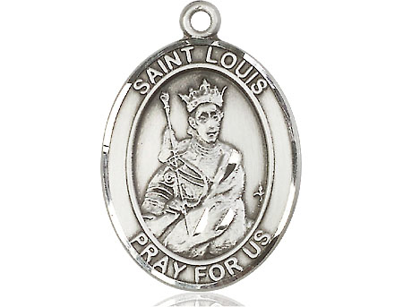 Sterling Silver Saint Louis Medal