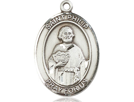 Sterling Silver Saint Philip the Apostle Medal