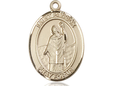 14kt Gold Filled Saint Patrick Medal