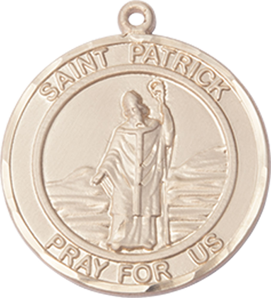 14kt Gold Filled Saint Patrick Medal