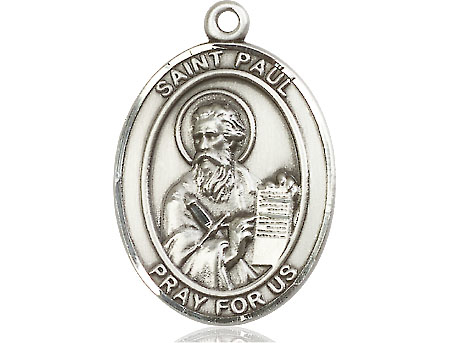 Sterling Silver Saint Paul the Apostle Medal
