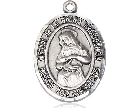 Sterling Silver Virgen de la Divina Medal