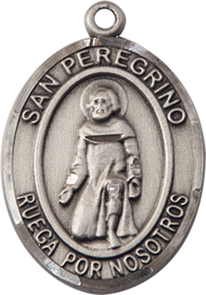 Sterling Silver San Peregrino Medal