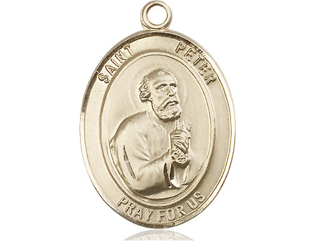 14kt Gold Filled Saint Peter the Apostle Medal