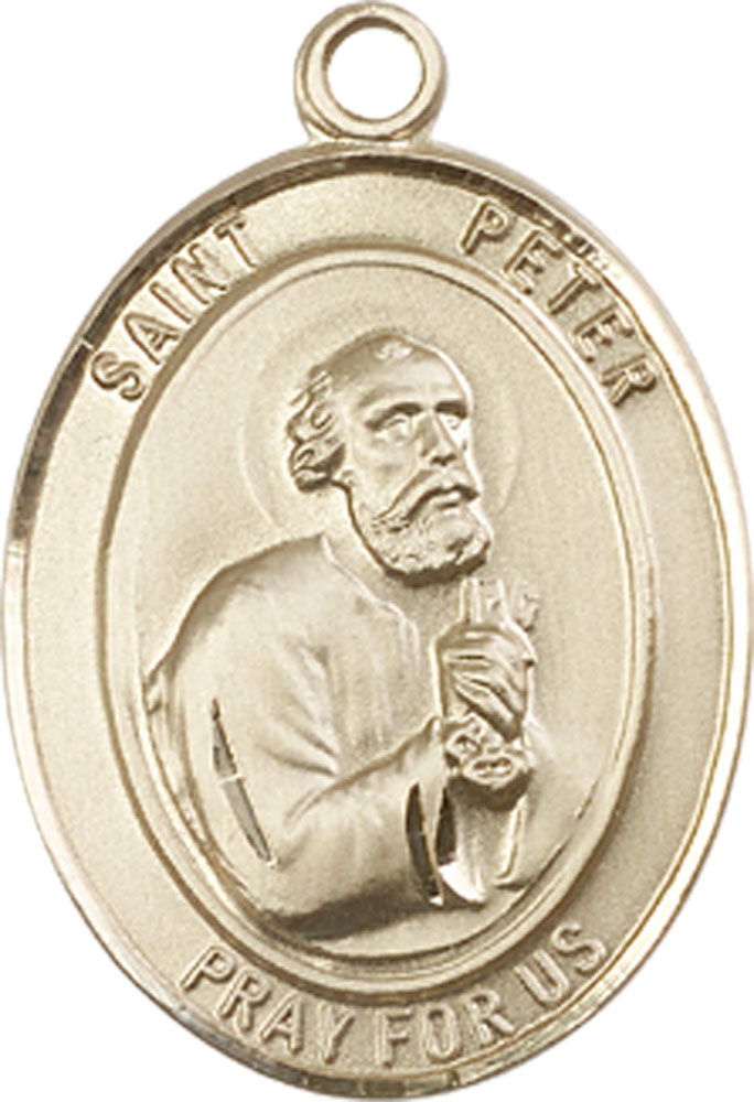 14kt Gold Filled Saint Peter the Apostle Medal