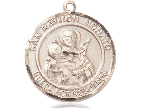 14kt Gold Filled San Raymon Nonato Medal