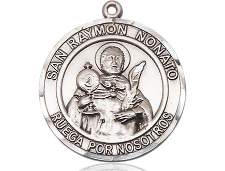 Sterling Silver San Raymon Nonato Medal