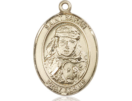 14kt Gold Filled Saint Sarah Medal