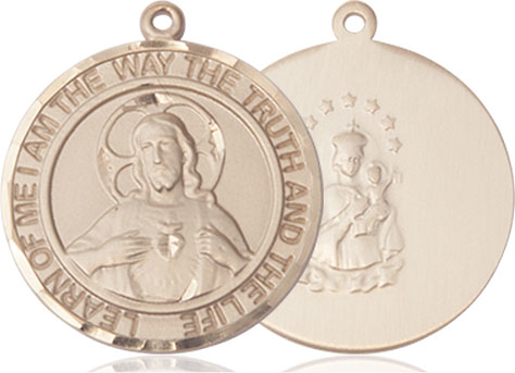 14kt Gold Scapular Medal