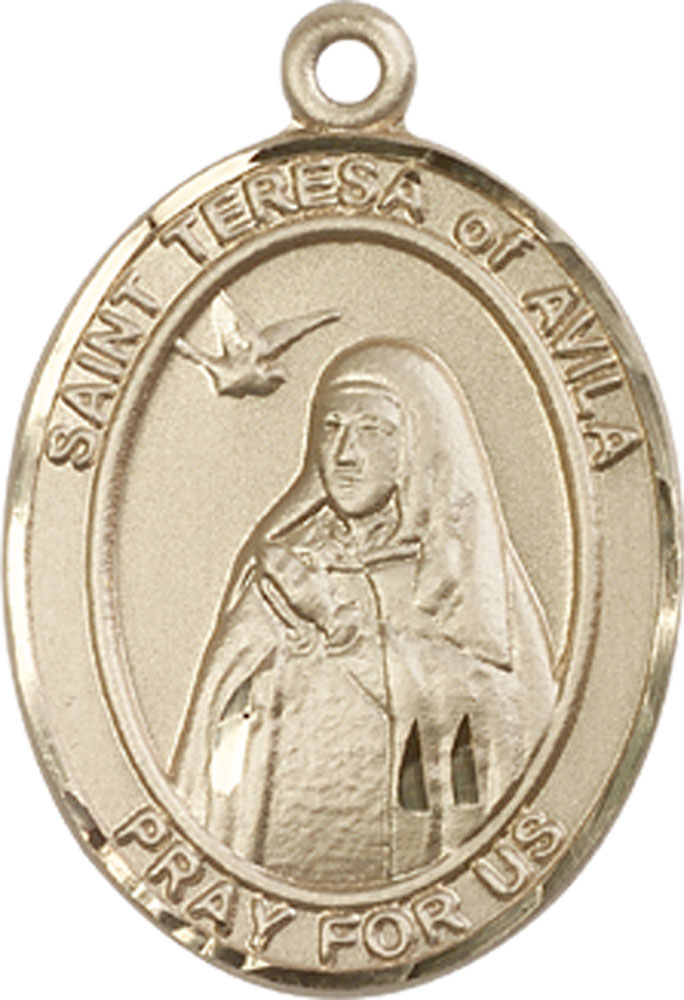 14kt Gold Filled Saint Teresa of Avila Medal