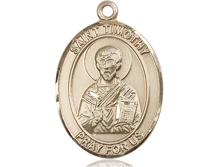 14kt Gold Filled Saint Timothy Medal