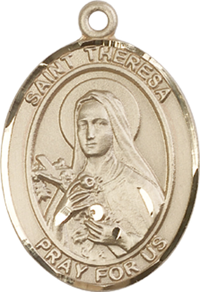 14kt Gold Filled Saint Theresa Medal