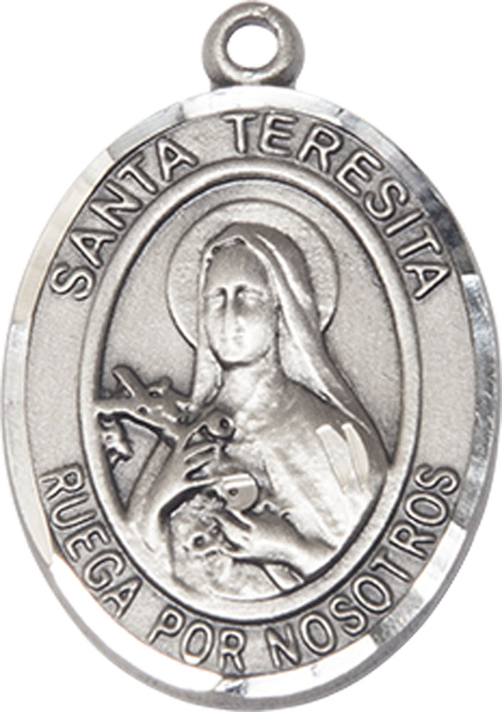 Sterling Silver Santa Teresita Medal
