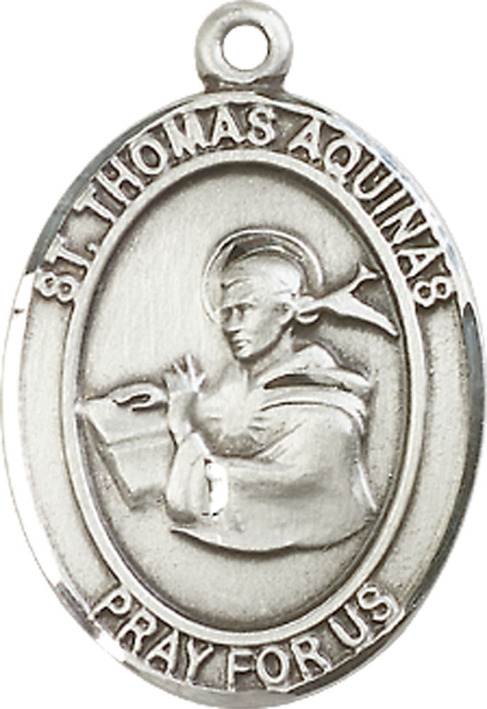 Sterling Silver Saint Thomas Aquinas Medal